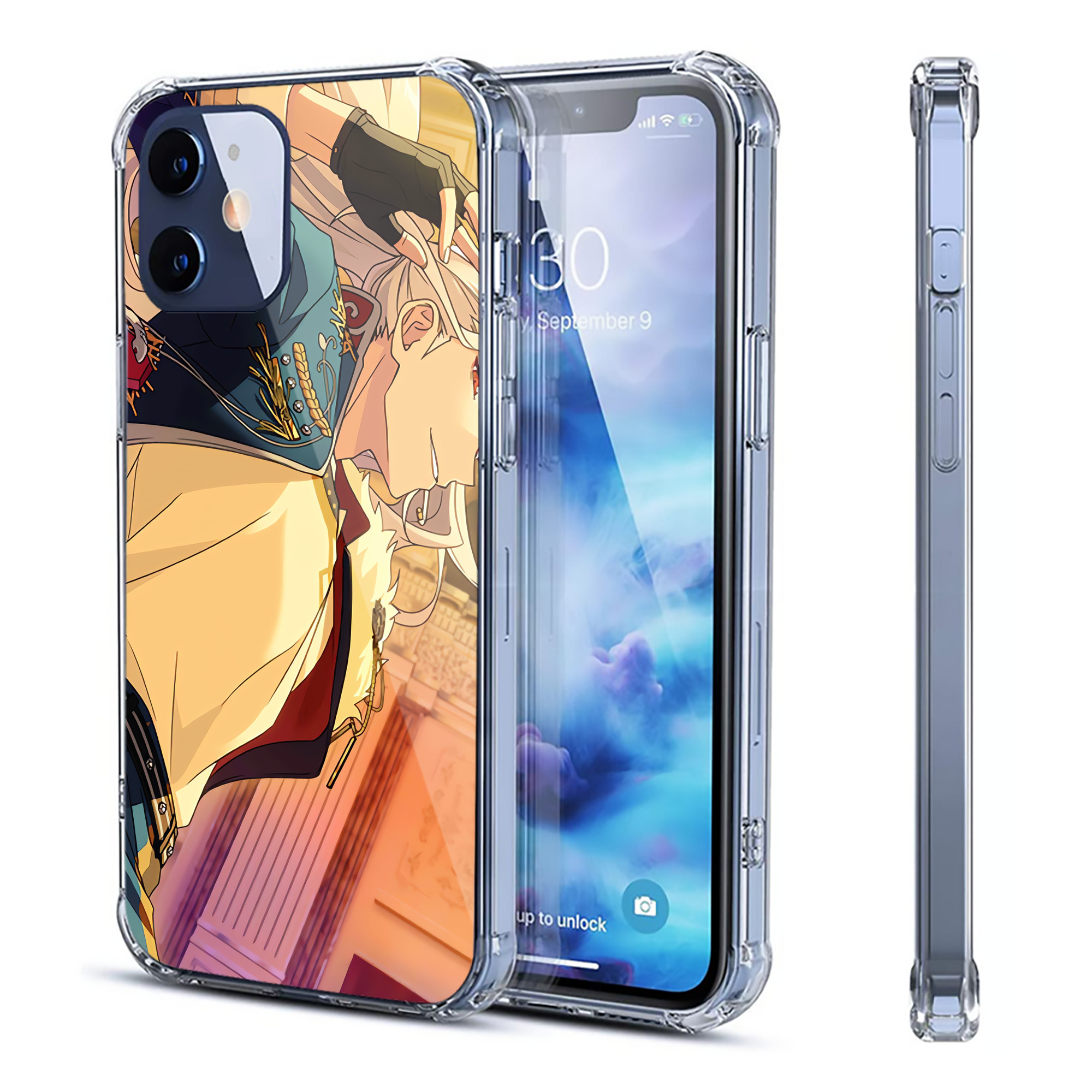 （画像用） あんさんぶるスターズ! Ensemble Stars 【iPhone 12シリーズ対応】透明スマホケース（クリアソフトケース）